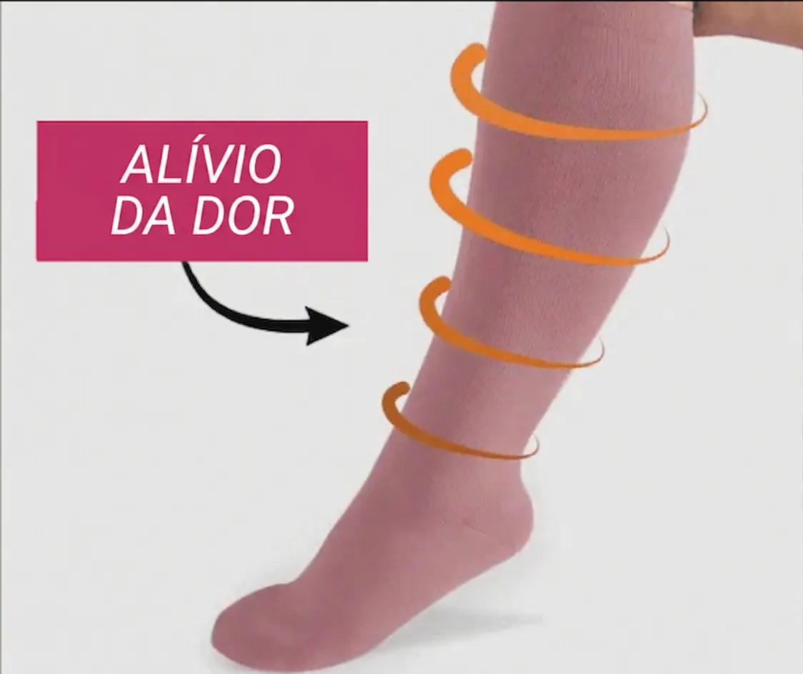 Alívio da dor — compressão graduada